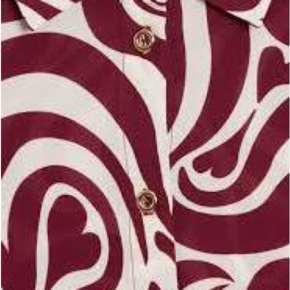 Chic Swirl Pattern Midi Dress - Picture 4 of 8